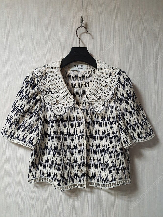 마인 mine 한섬 하프자켓 24ss 데님 팬츠 캐시미어 뷔스티에 원피스--3