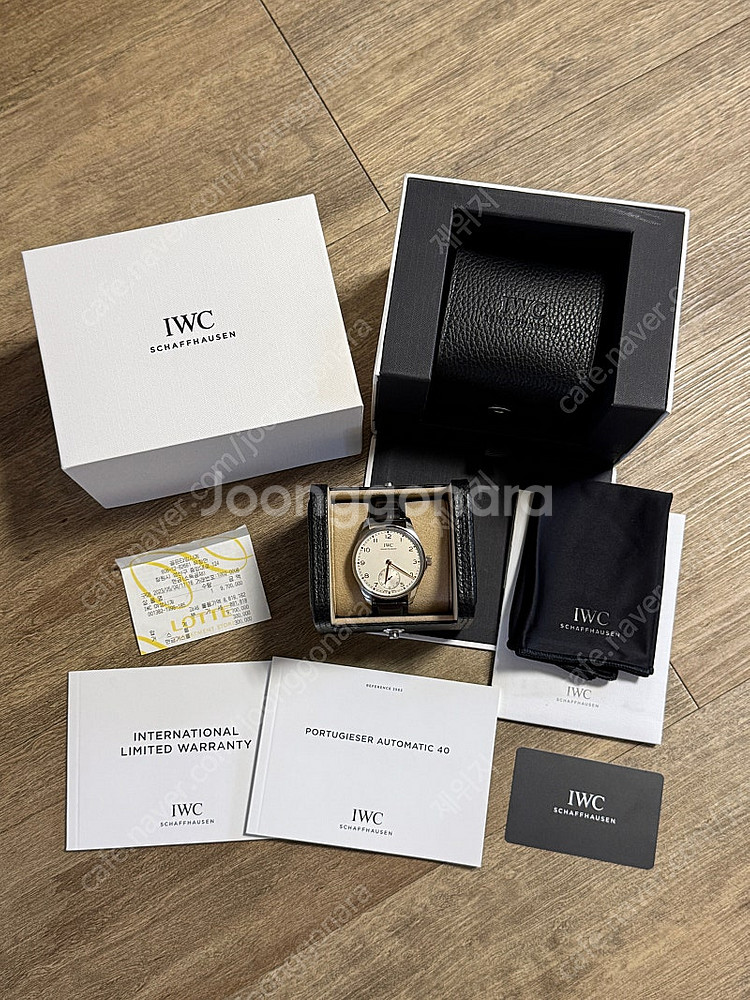 IWC 포르투기저 오토매틱 40 골드 핸즈 IW3583...--0