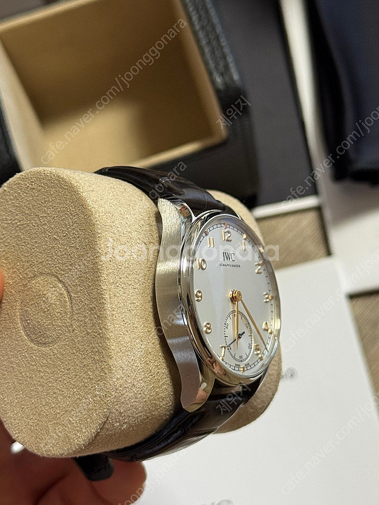 IWC 포르투기저 오토매틱 40 골드 핸즈 IW3583...--2