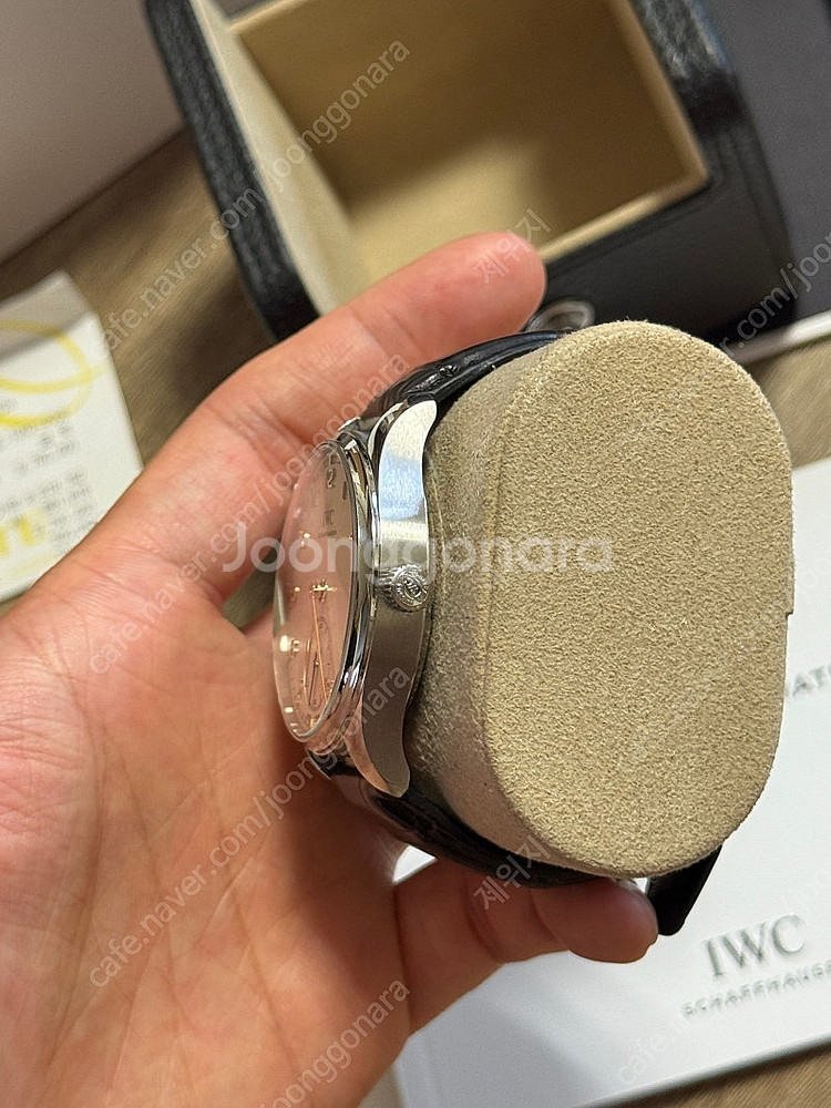 IWC 포르투기저 오토매틱 40 골드 핸즈 IW3583...--3