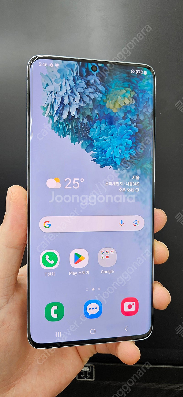 갤럭시S20플러스 G986 256G 클라우드블루 18만...--0