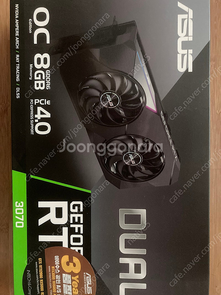 ASUS DUAL 지포스 RTX 3070 택배비포함--0