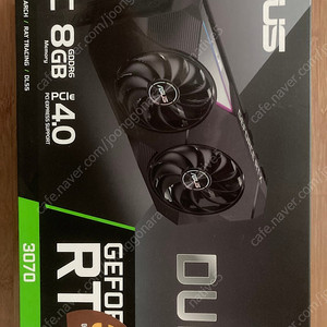 ASUS DUAL 지포스 RTX 3070 택배비포함