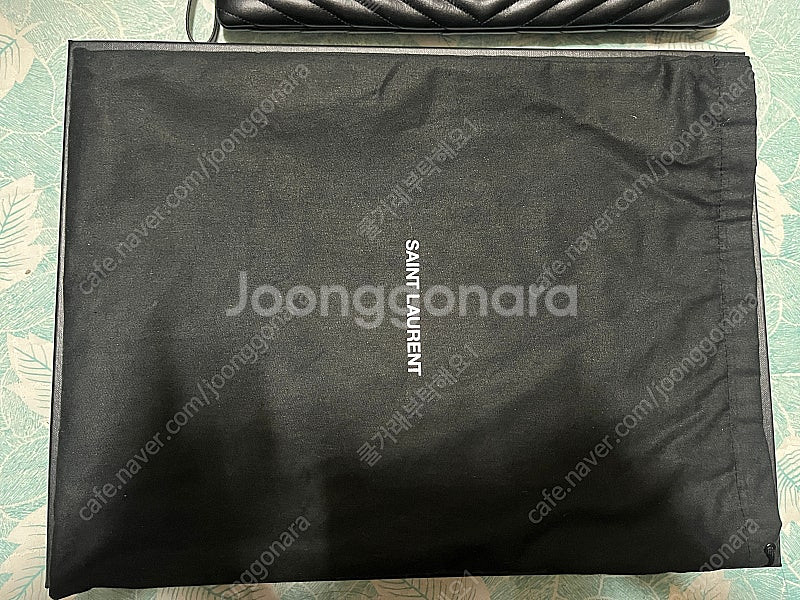 생로랑 클러치 블랙--1