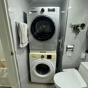 삼성 세탁기 12kg+건조기 9kg 직렬 앵글 세트