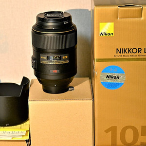니콘 105mm 마이크로 렌즈(신동급) 팝니다
