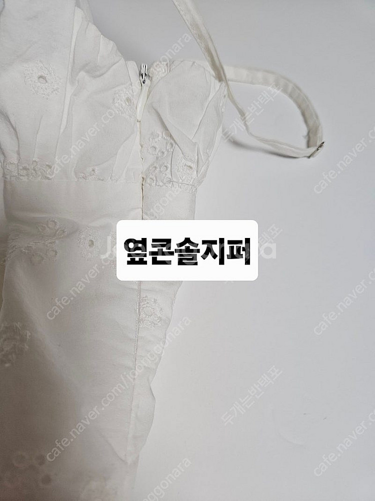 자라 미착용 아일렛 뷔스티에 끈나시 미니원피스 주머니있...--6
