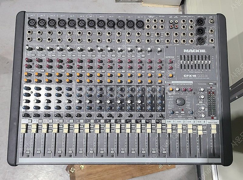 (Mackie)멕끼 CFX16 MKII 16채널 이펙터...--0