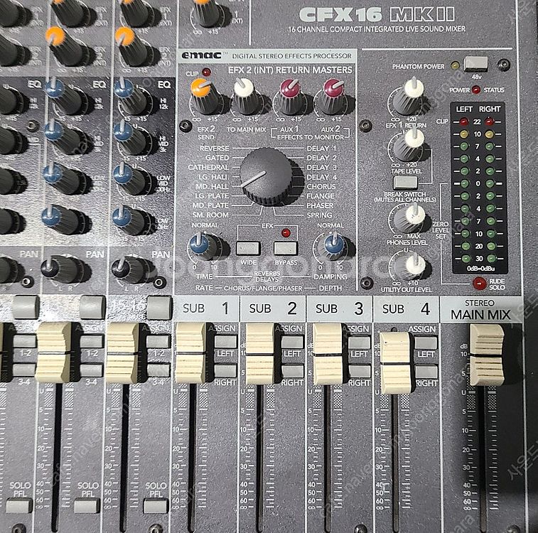 (Mackie)멕끼 CFX16 MKII 16채널 이펙터...--2