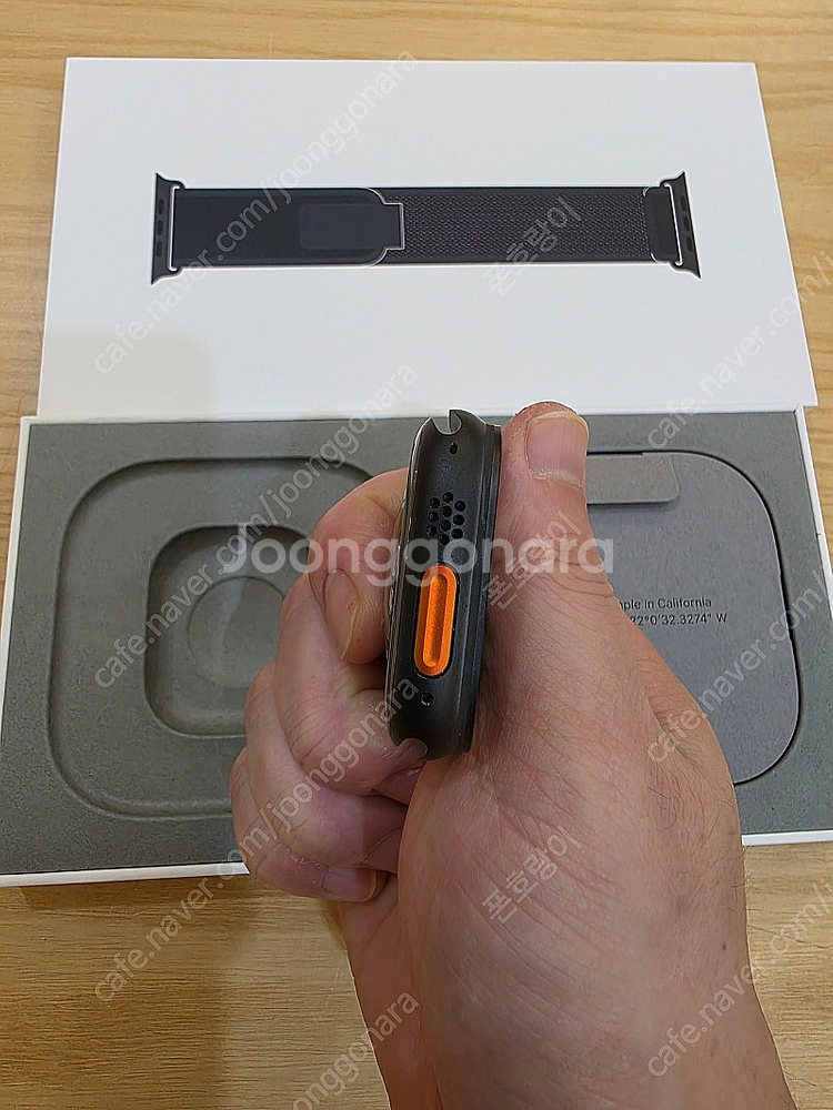 애플워치울트라2블랙49mm자급제 블랙트레일루프 M/L ...--4