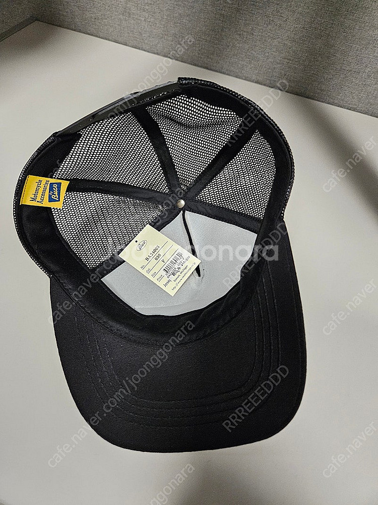 리얼맥코이 부코 메쉬캡 블랙 BA24003 [토이즈맥코...--3