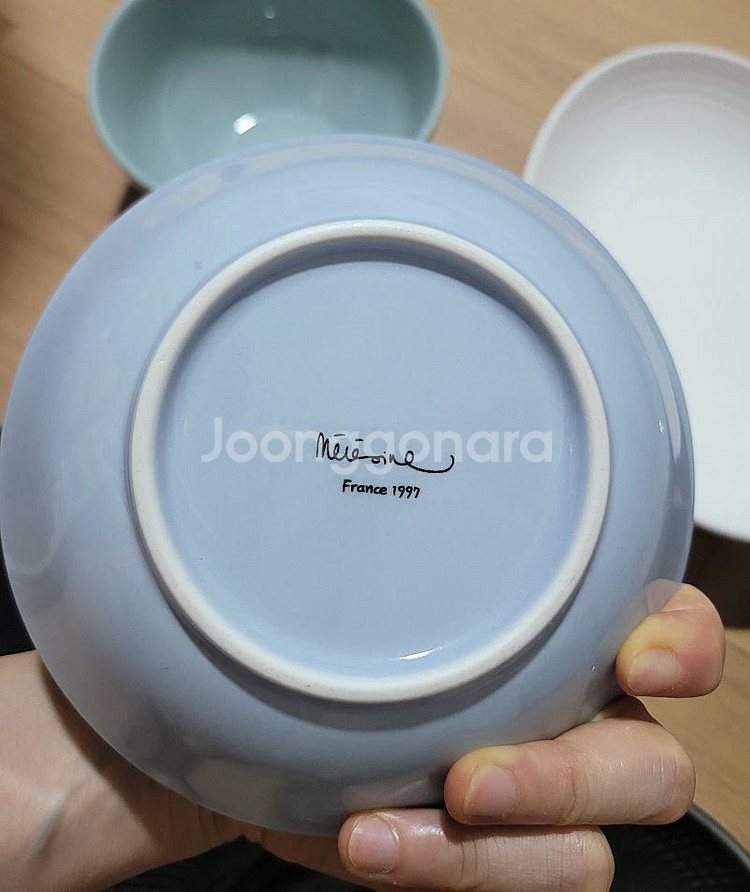 프랑스 메레신 도자기 그릇 세트 7개모두가격--2