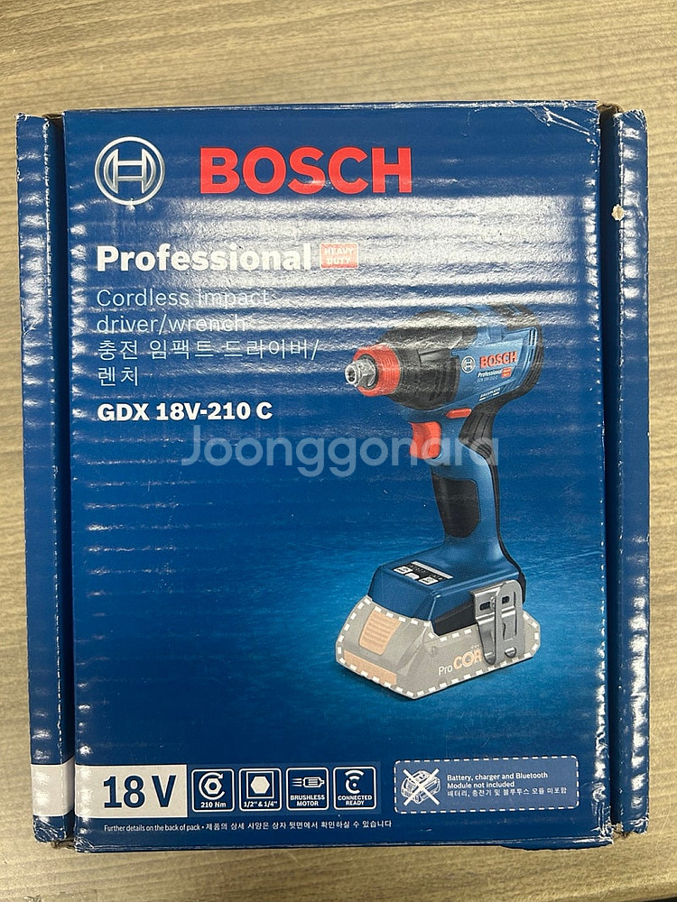 보쉬 GDX18V-210C 임팩트 드라이버 렌치 베어툴...--0
