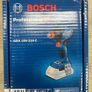 보쉬 GDX18V-210C 임팩트 드라이버 렌치 베어툴 미사용 새상품 (배터리 없음, 충전기 없음)