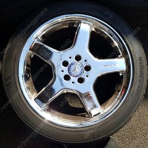19인치 [ 벤츠 S클라스 AMG 정품 크롬 휠 ] 타이어 한대분 90만원