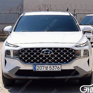 중고 더 뉴 싼타페 하이브리드 1.6 2WD 익스클루시브 2022 년식 흰색 중고자동차 가성비