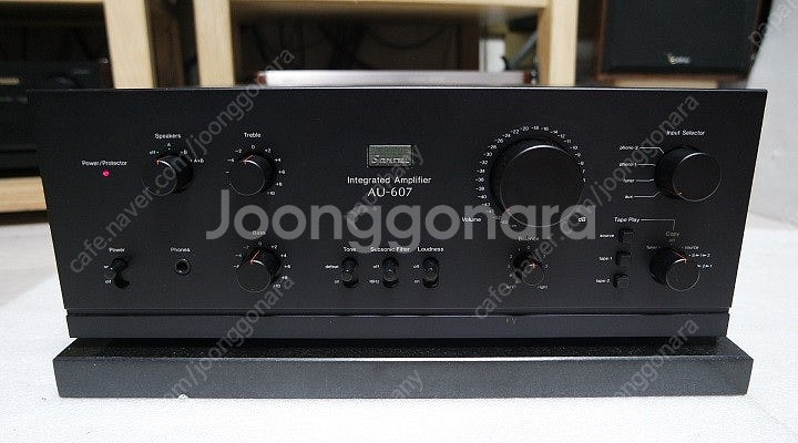 산스이 AU-607 인티앰프--1