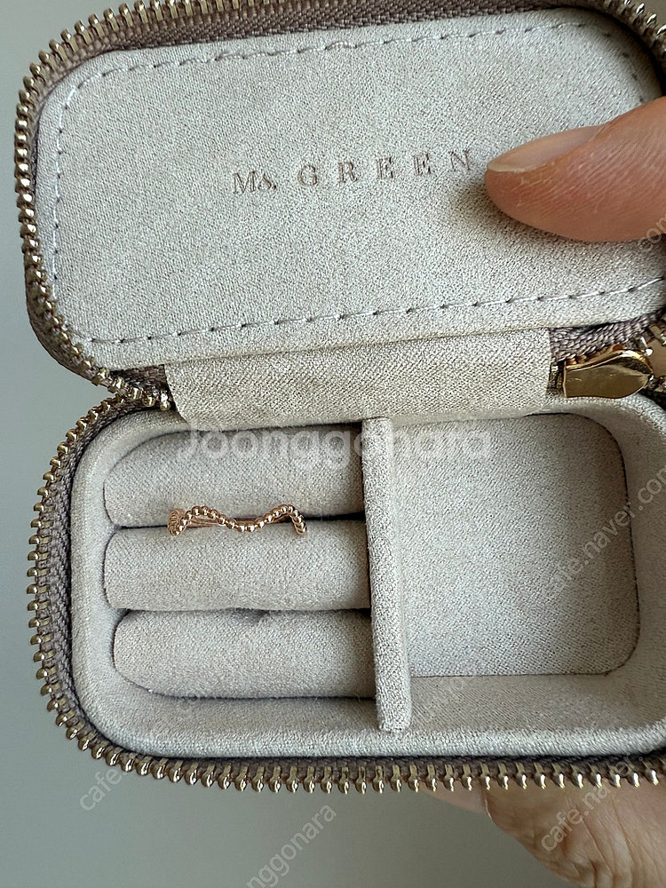 디디에두보 반지 14k 로즈골드 11호 팝니다.--1