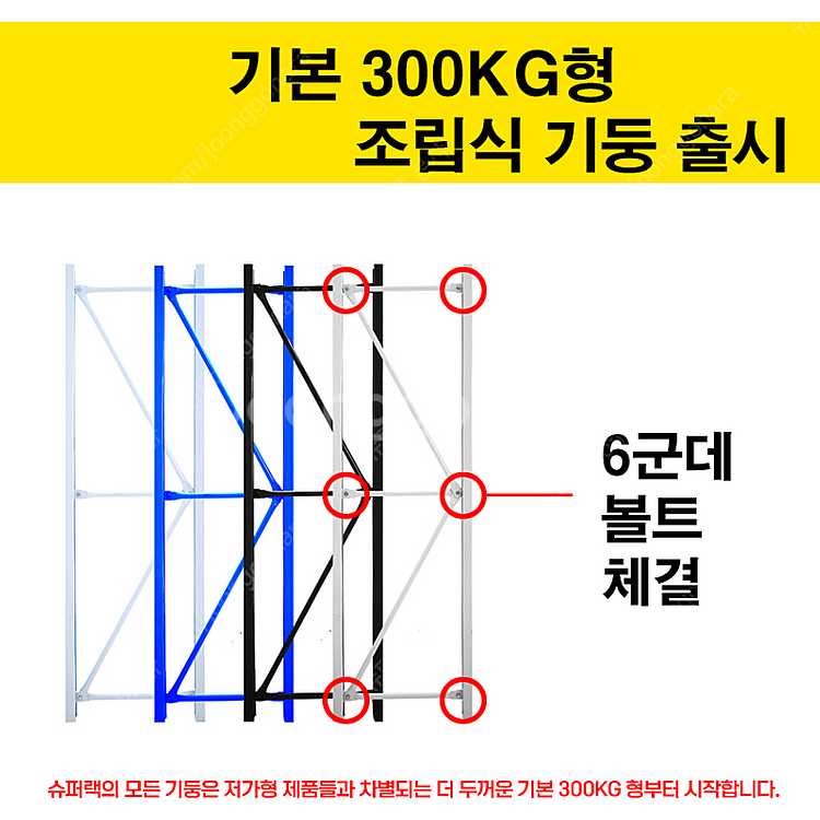 신규 슈퍼랙 철제선반 중량랙 농막선반 앵글 조립식 물류...--6