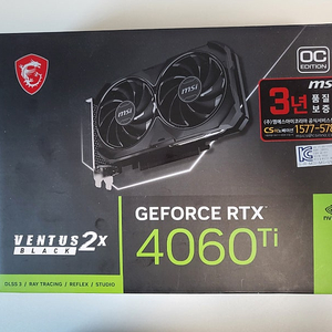 MSI 4060 Ti ventus 16gb 팝니다.
