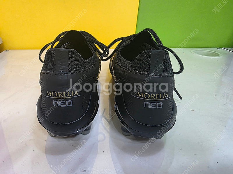 미즈노 모렐리아 네오 4 베타 재팬 블랙골드 260 판매합니다 P1GA234050--2