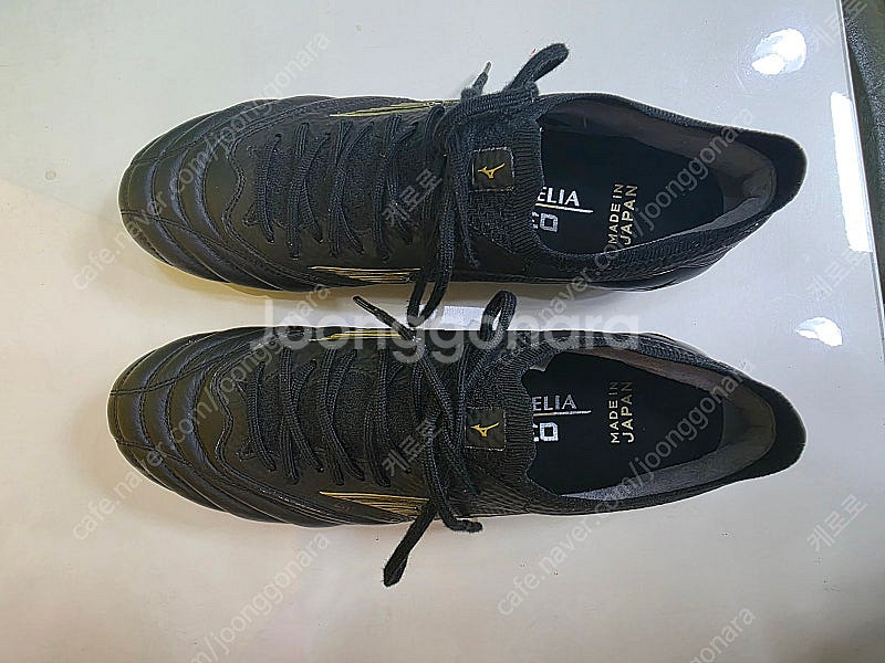 미즈노 모렐리아 네오 4 베타 재팬 블랙골드 260 판매합니다 P1GA234050--3