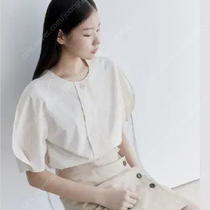구호 플러스 kuho plus 볼륨 슬리브 블라우스 사이즈 F