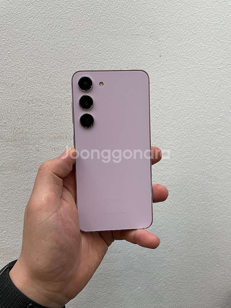 갤럭시S23 라벤더 256GB 무잔상 상태좋은 중고36...--0