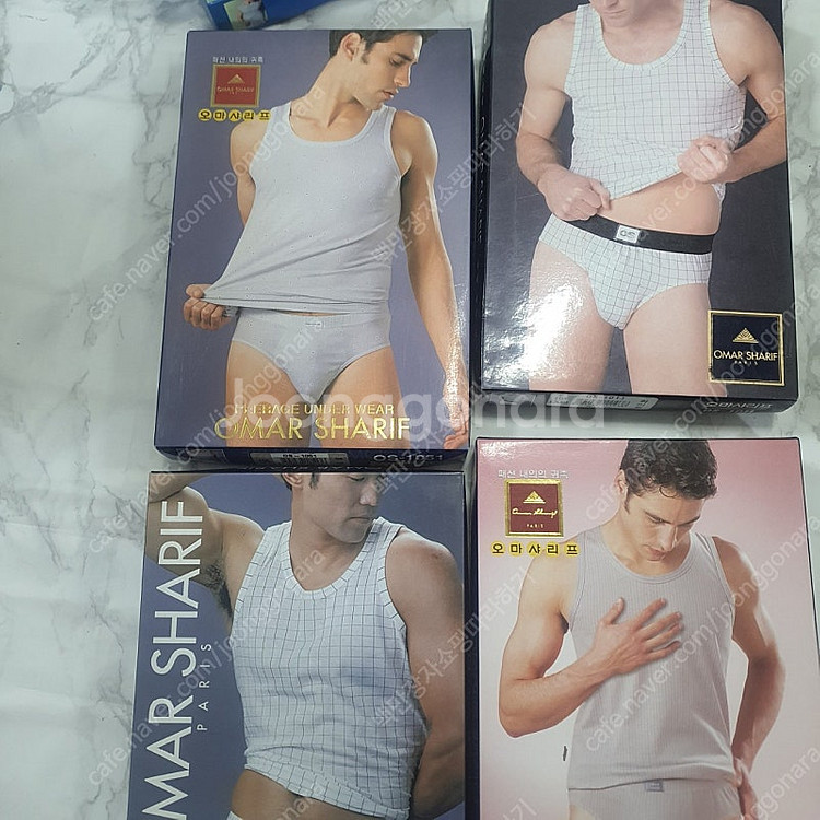 오마샤리프 남자런닝 팬티 4세트 새상품 무료배송--0