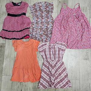 120사이즈 여아 여름원피스 일괄 이미지