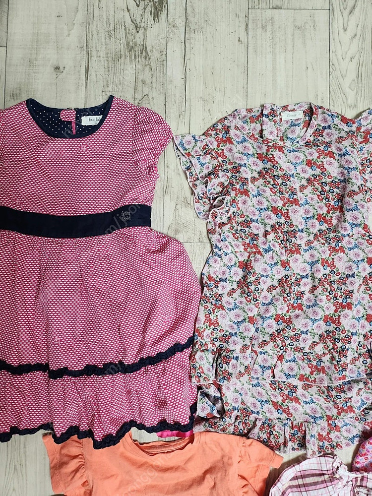 120사이즈 여아 여름원피스 일괄 이미지