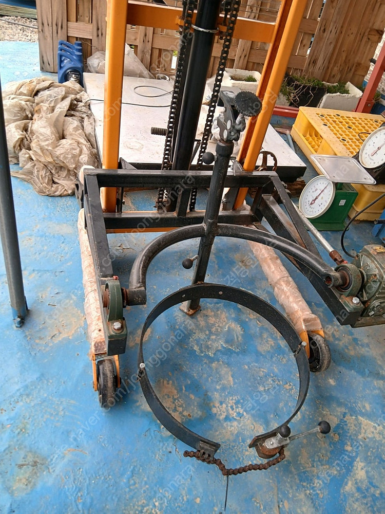 드럼통 수동리프트 이미지