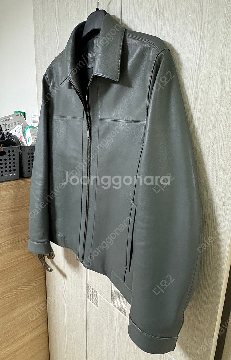 코오롱 브렌우드 양가죽 트러커자켓 XL 새상품--4