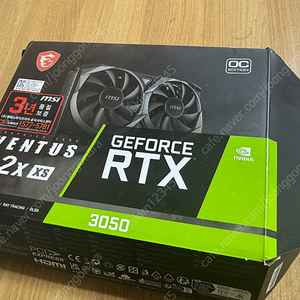MSI RTX3050 8G 18만원에 싸게 판매합니다
