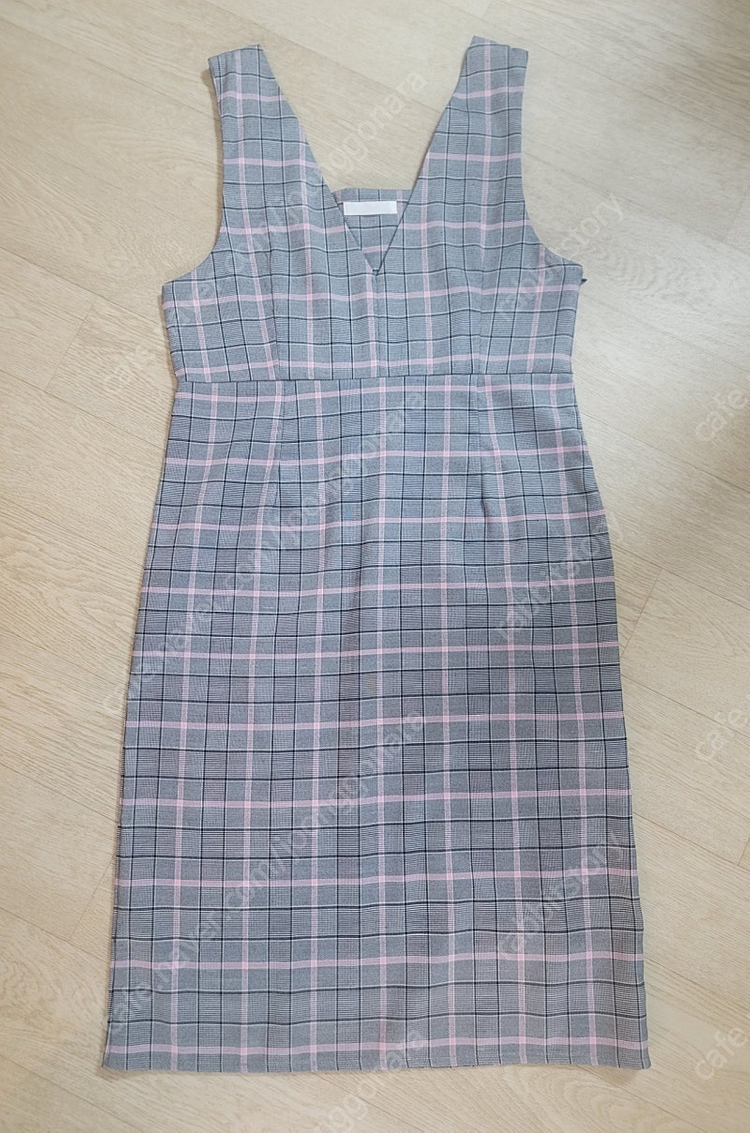 르샵 뷔스티에 원피스 뷔스티에 체크 원피스--0