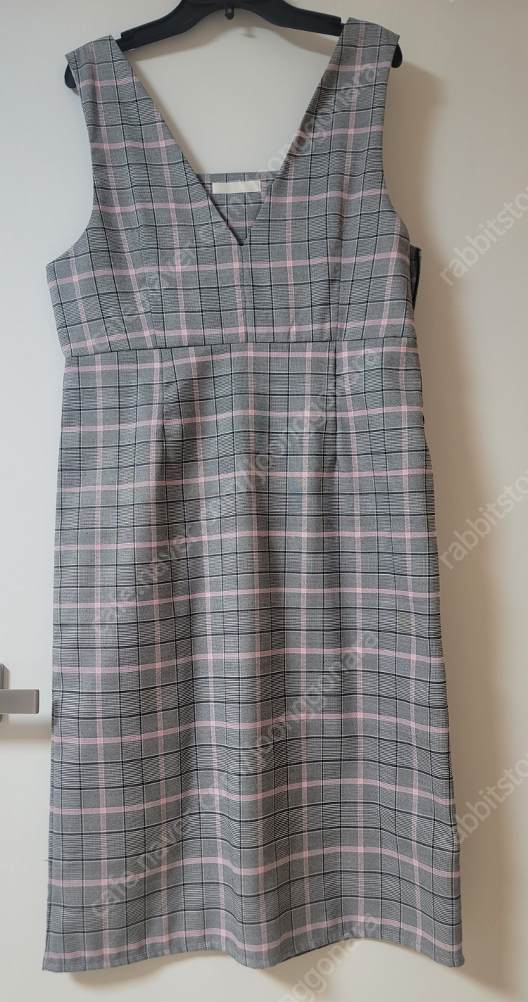 르샵 뷔스티에 원피스 뷔스티에 체크 원피스--2