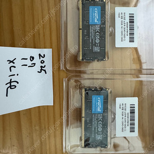 노트북 DDR5 RAM 5600 16 2장 8 2장