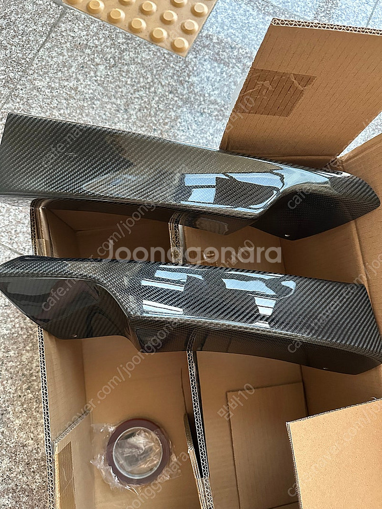 Bmw f30 m팩 카본 스플리터--1
