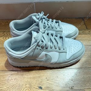 나이키 덩크 로우 270사이즈 레트로 그레이 포그 DD1391-103