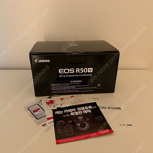 캐논 새상품 미개봉 EOS R50V RF-S 14-30mm F4-6.3 IS STM PZ 키트