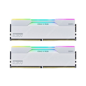 KLEVV DDR5 PC5-48000 CL30 CRAS V RGB WHITE 서린(32GB*2) 6000 [미개봉]