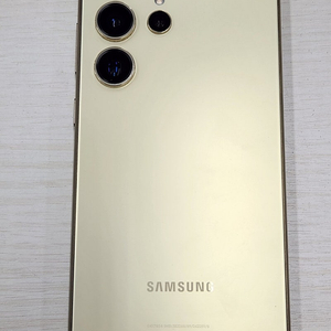 갤럭시 S24울트라 옐로우색상 512용량 상태좋은 무잔상 단말기 80만 판매합니다