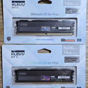 ESSENCORE KLEVV DDR5-5600 CL30 FIT V BLACK (16GB) x 2개