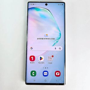 갤럭시 노트10플러스 256GB 아우라글로우 공기계 중고폰 알뜰폰 북부모바일~