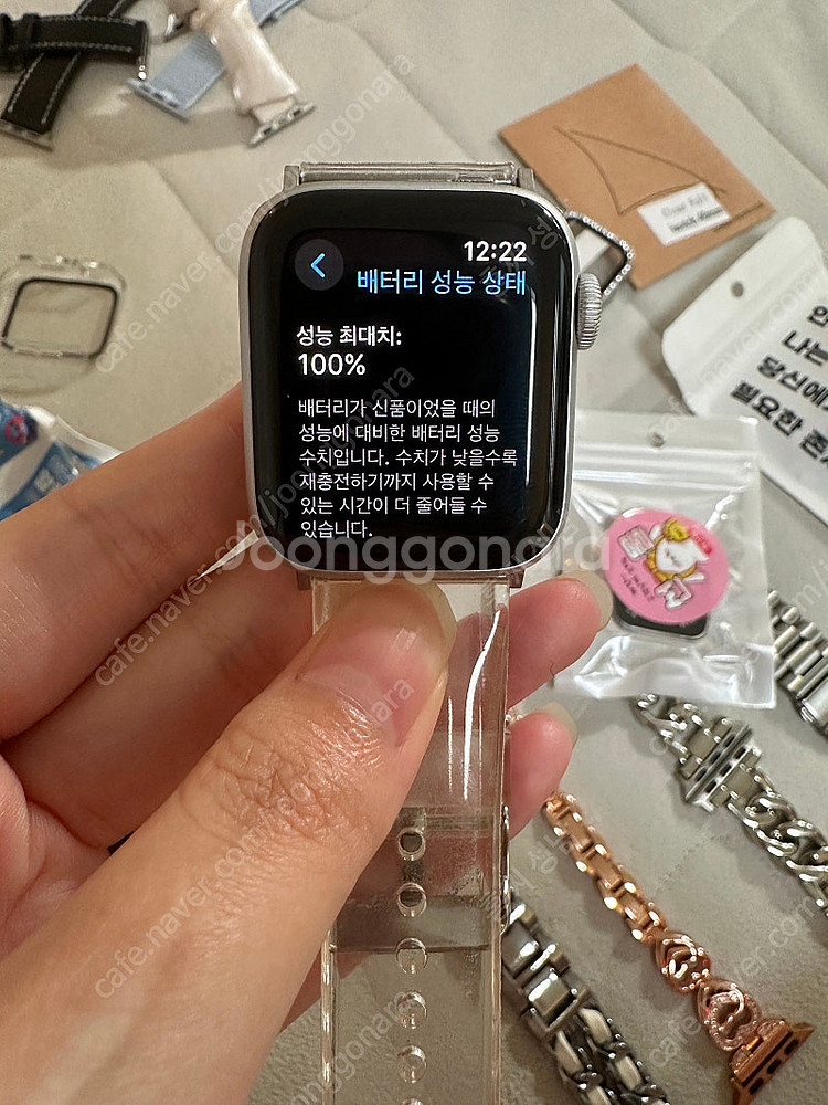 애플워치SE2 40mm 배터리100%--4