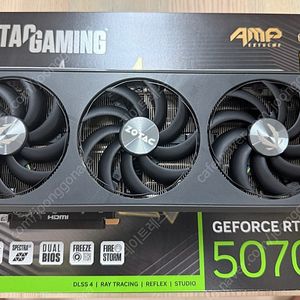 ZOTAC GAMING 지포스 RTX 5070 Ti AMP EXTREME INFINITY 16GB 팝니다.