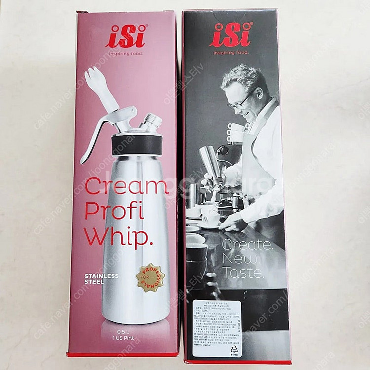 isi 휘핑기 500ml 새상품 2개 일괄 판매ㅡ--0