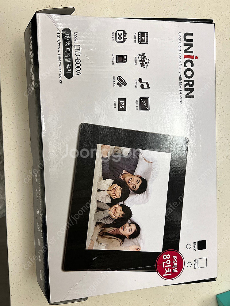 유니콘 LTD-800A 8인치 디지털 액자 새상품--0