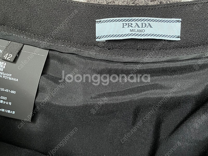 (정품)프라다(Prada) 블랙 플리츠 스커트 사이즈 ...--7