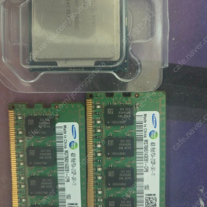 g4500 cpu + 삼성 ddr4 4gb 램 2장